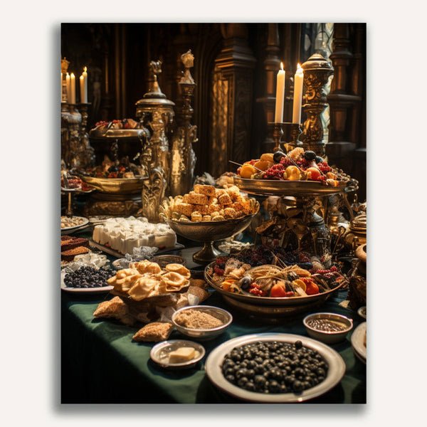 DIY-PaintByNumbers - Dining Feast