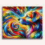 Dog in profile, Abstract - Paint by Numbers