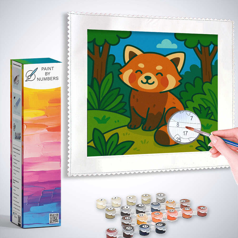 Paint by Numbers - Smile in the jungle