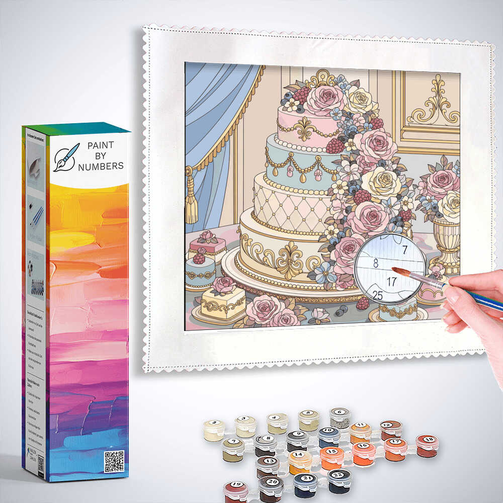 Paint by Numbers - Fairytale Sweetness – Festive Romance