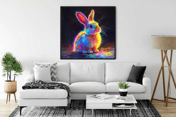 Diamond Painting - Playful Bunny