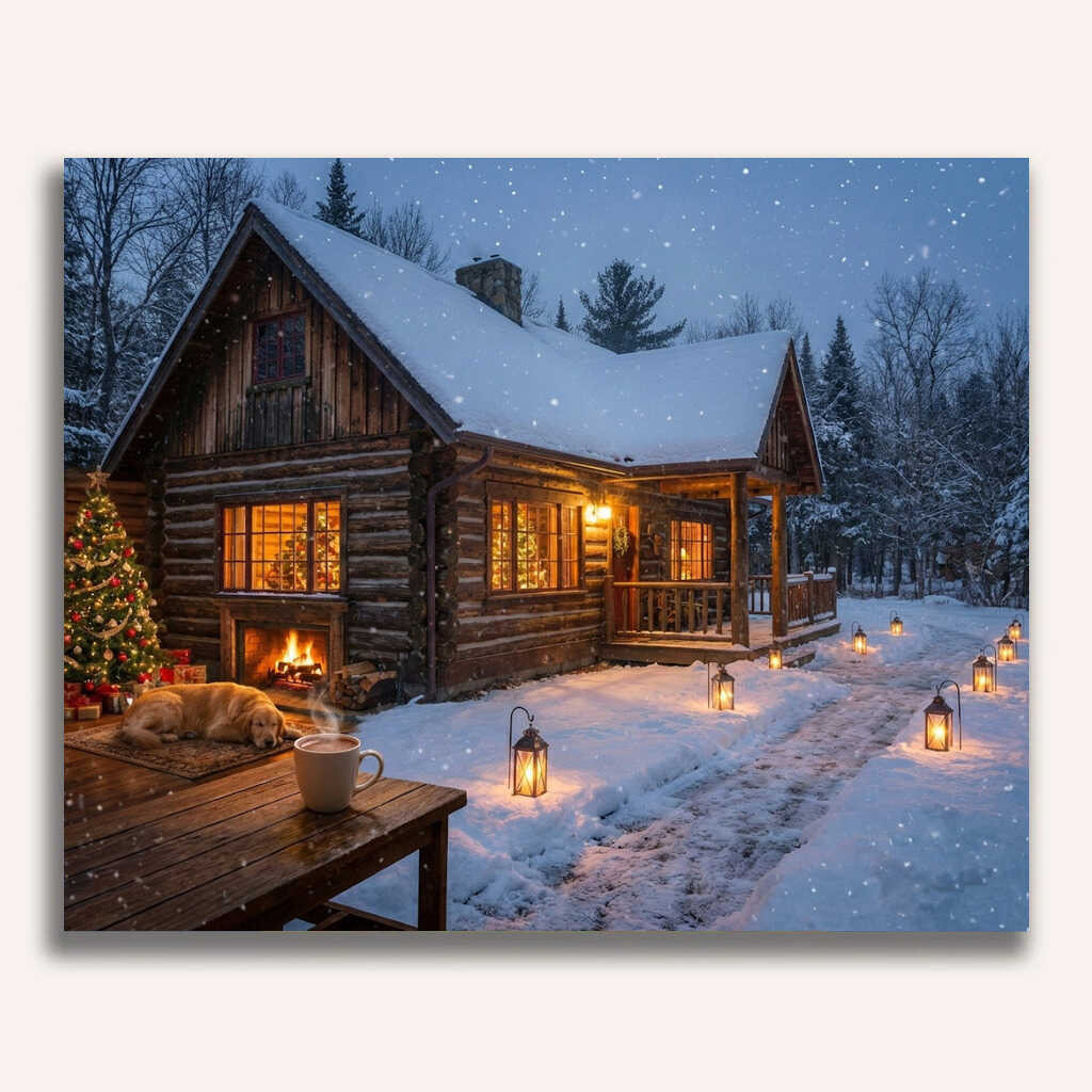 Paint by Numbers - Winter coziness