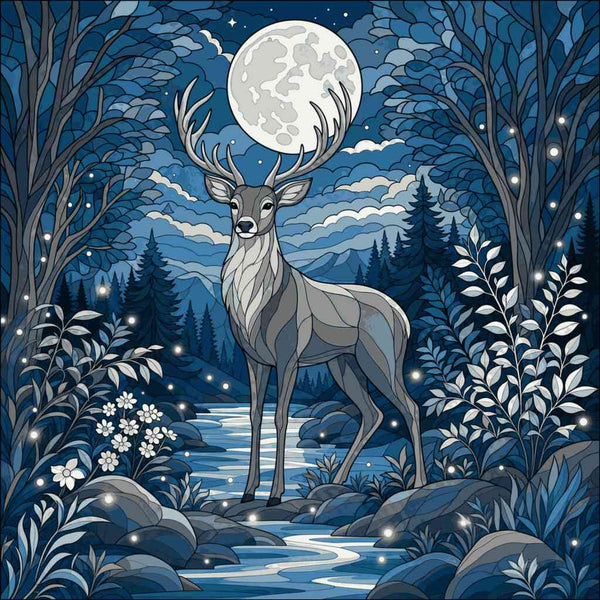 Paint by Numbers - Magic of the Moonlit Night