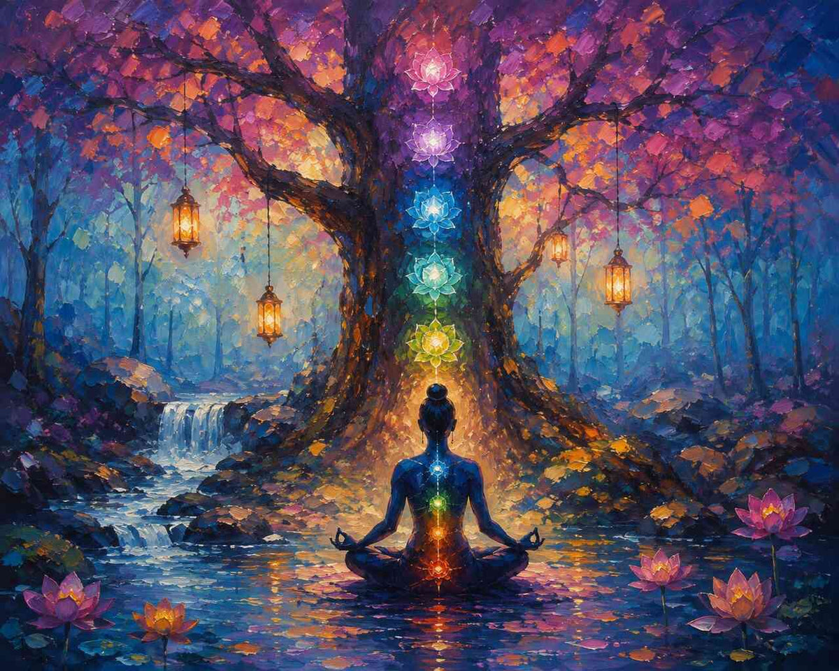 Paint by Numbers - Chakras of Light, Magic of Calm