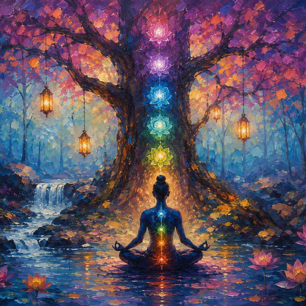 Paint by Numbers - Chakras of Light, Magic of Calm