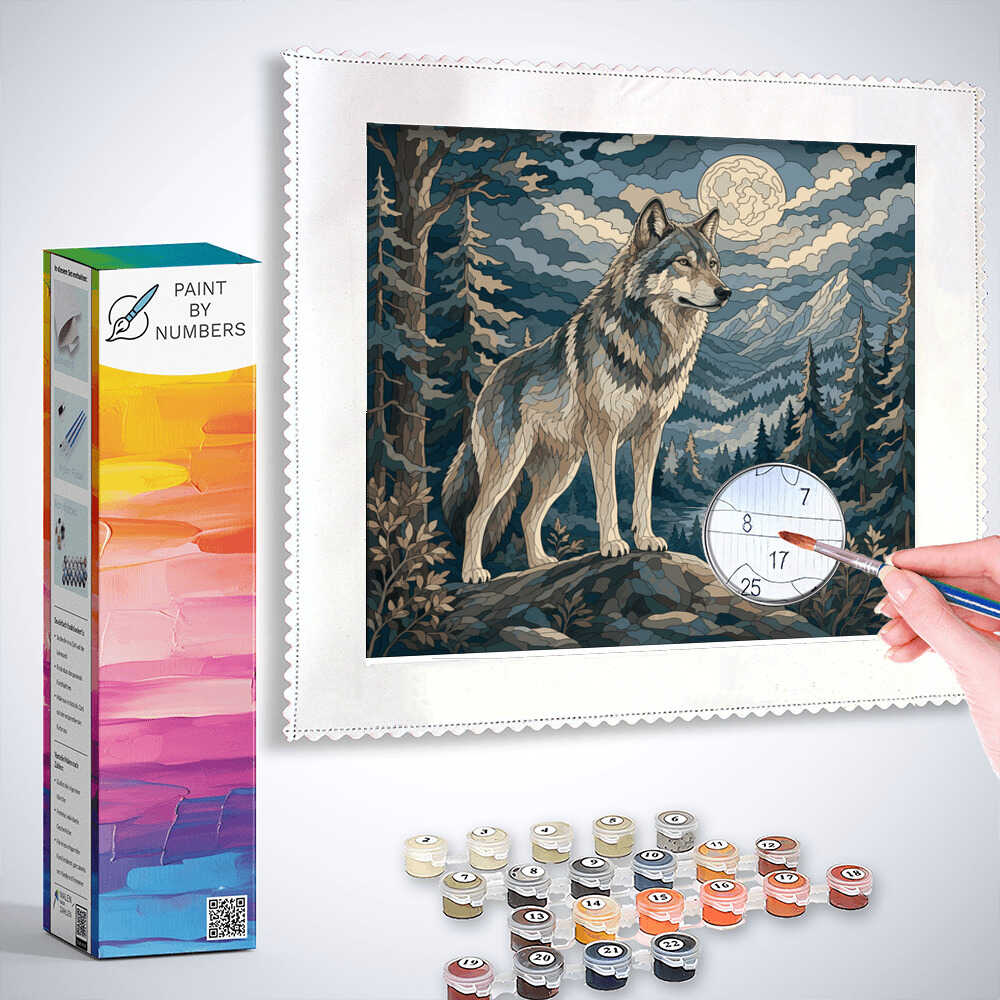 Paint by Numbers - The Guardian of the Moonlight