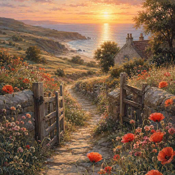 Paint by Numbers - Path to the golden horizon