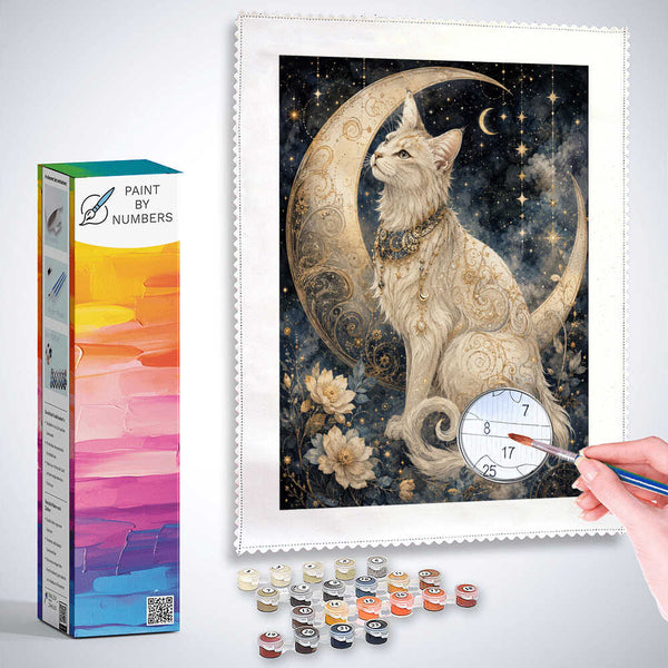 Paint by Numbers - Night's glow of fantasy