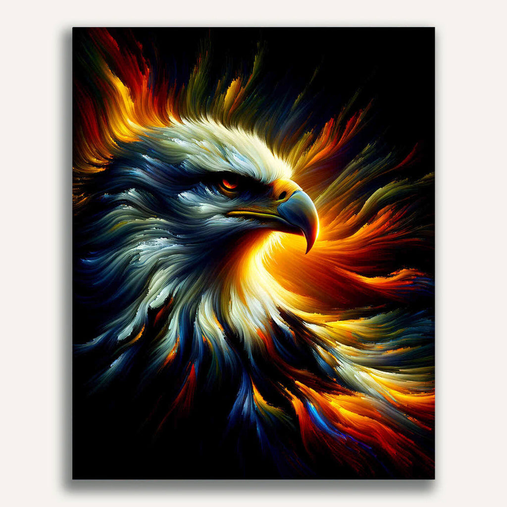 Eagle, head - Paint by Numbers