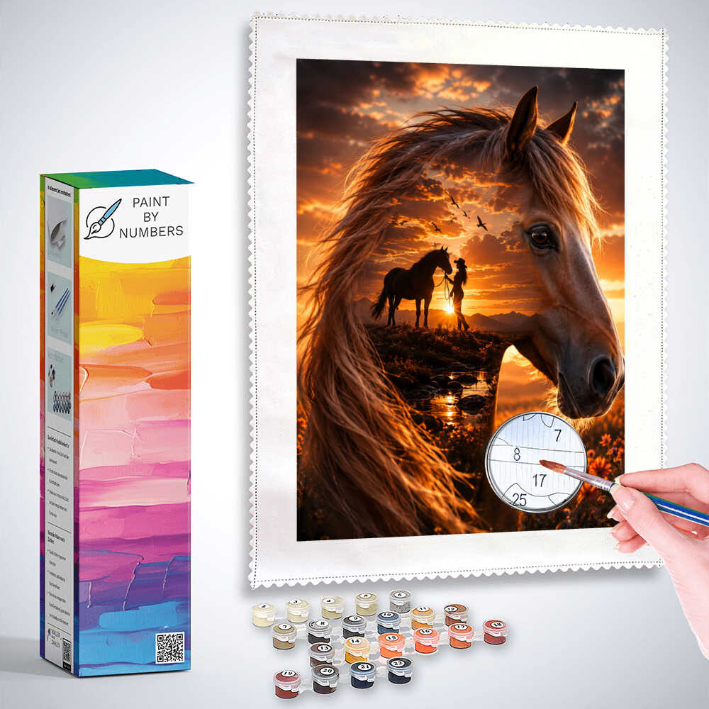Paint by Numbers - Sun whispers of freedom