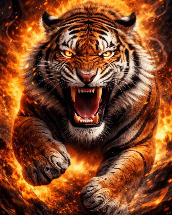 Paint by Numbers - Unleashed in the fire