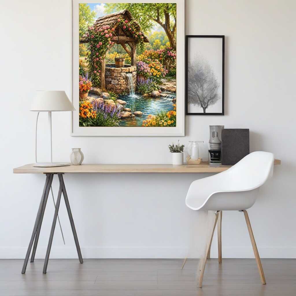 Paint by Numbers - The Enchanted Fountain
