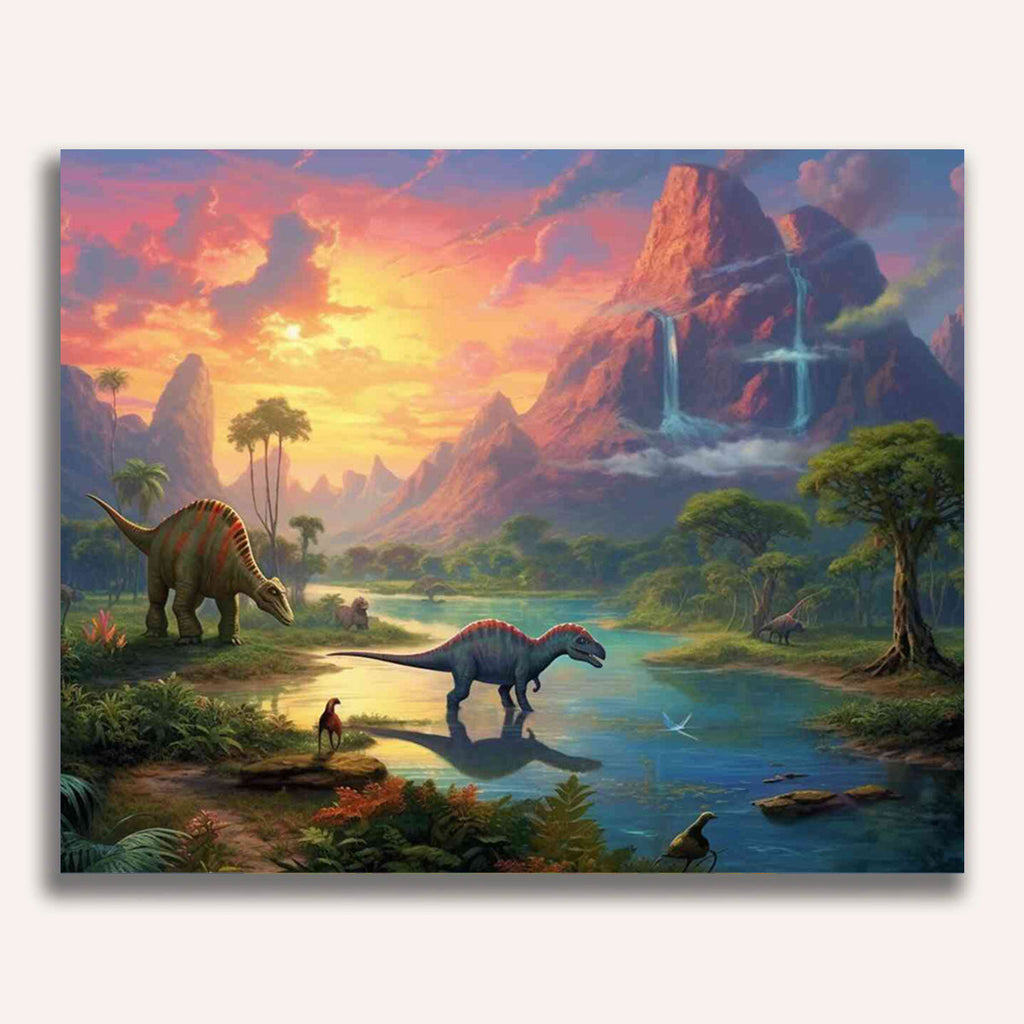 Paint by Numbers - Echoes of the Prehistoric Age, Dino Valley