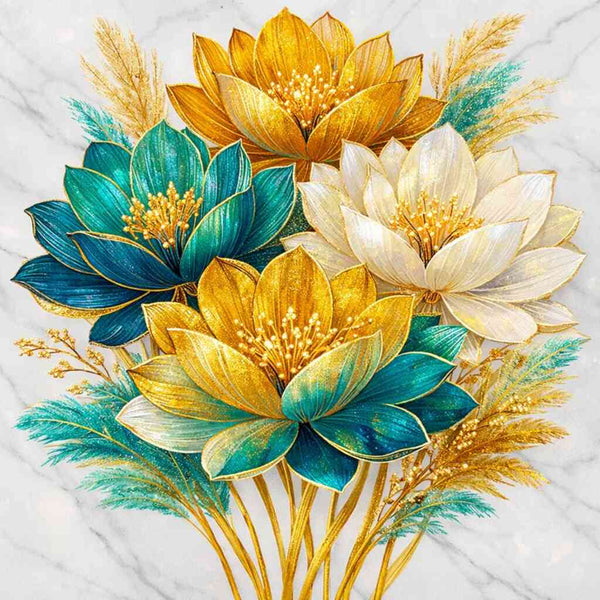 Paint by Numbers - Golden Harmony