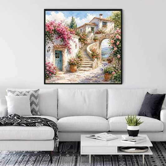 Paint by Numbers - Mediterranean Floral Dreams