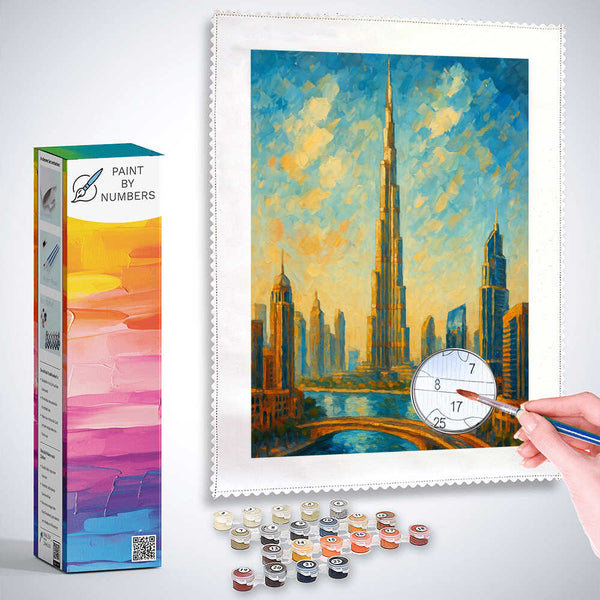 Paint by Numbers - Sunny metropolis