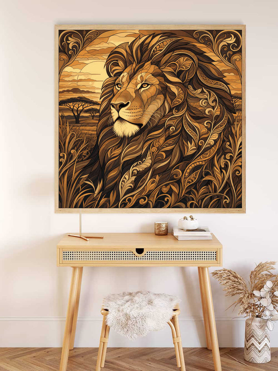 Paint by Numbers - Royal grace in gold
