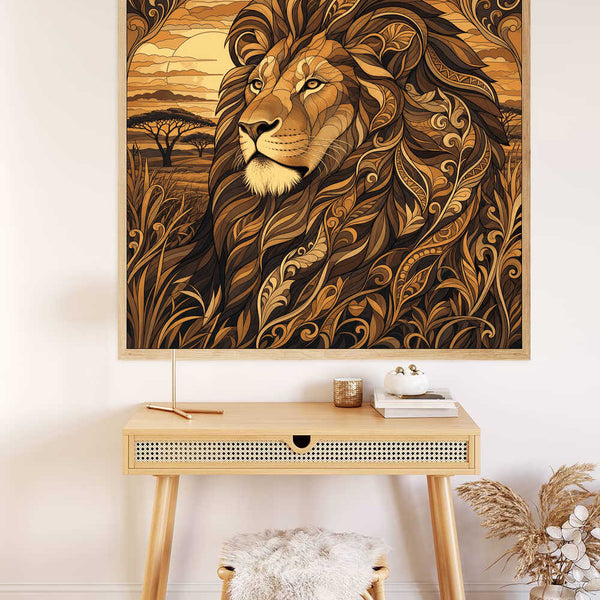 Paint by Numbers - Royal grace in gold