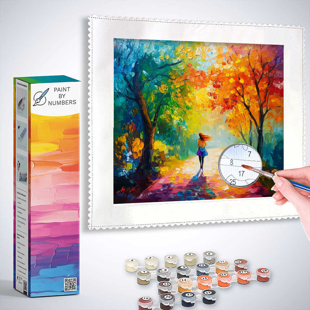 Paint by Numbers - Autumn Walk of Dreams