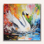 Paint by Numbers - Elegance in motion, swan