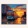 Paint by Numbers - Evening glow in the city