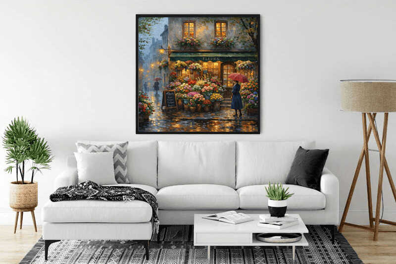 Paint by Numbers - Floral magic in the rain