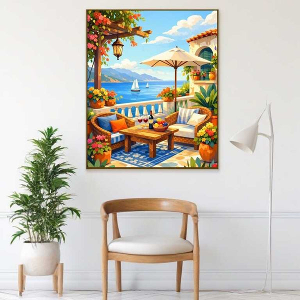 Paint by Numbers - Mediterranean Summer Dreams, Abstract