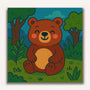 Paint by Numbers - Cuddly forest joy