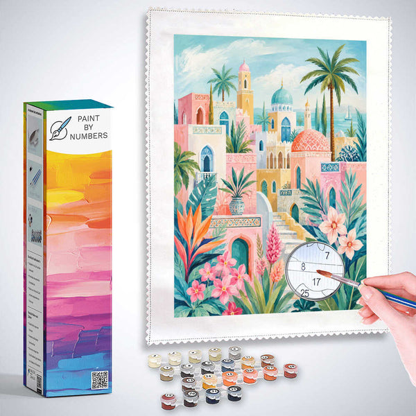 Paint by Numbers - A dreamlike oasis on the Mediterranean