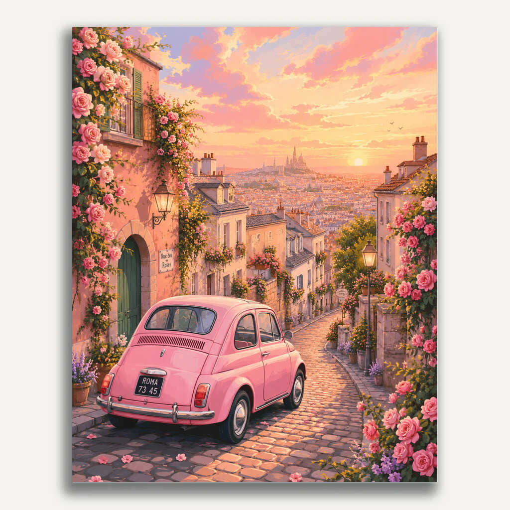 Paint by Numbers - Rose dreams at dusk