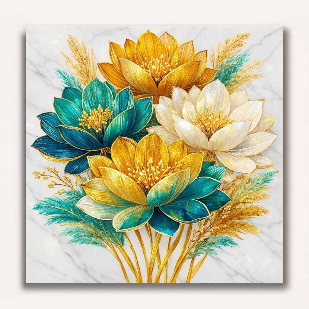 Paint by Numbers - Golden Harmony