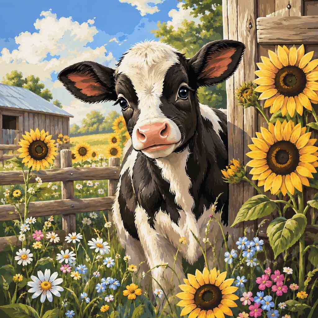 Paint by Numbers - Sunshine and cheerfulness