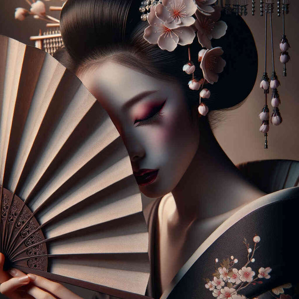 Paint by Numbers - Geisha with fan