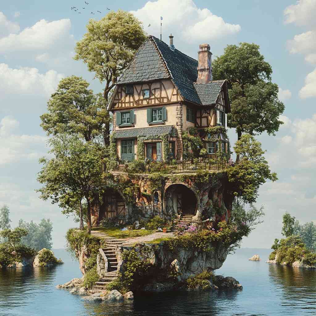 Paint by Numbers - Island of Dreams, house