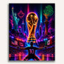 Paint by Numbers - Football in neon lights