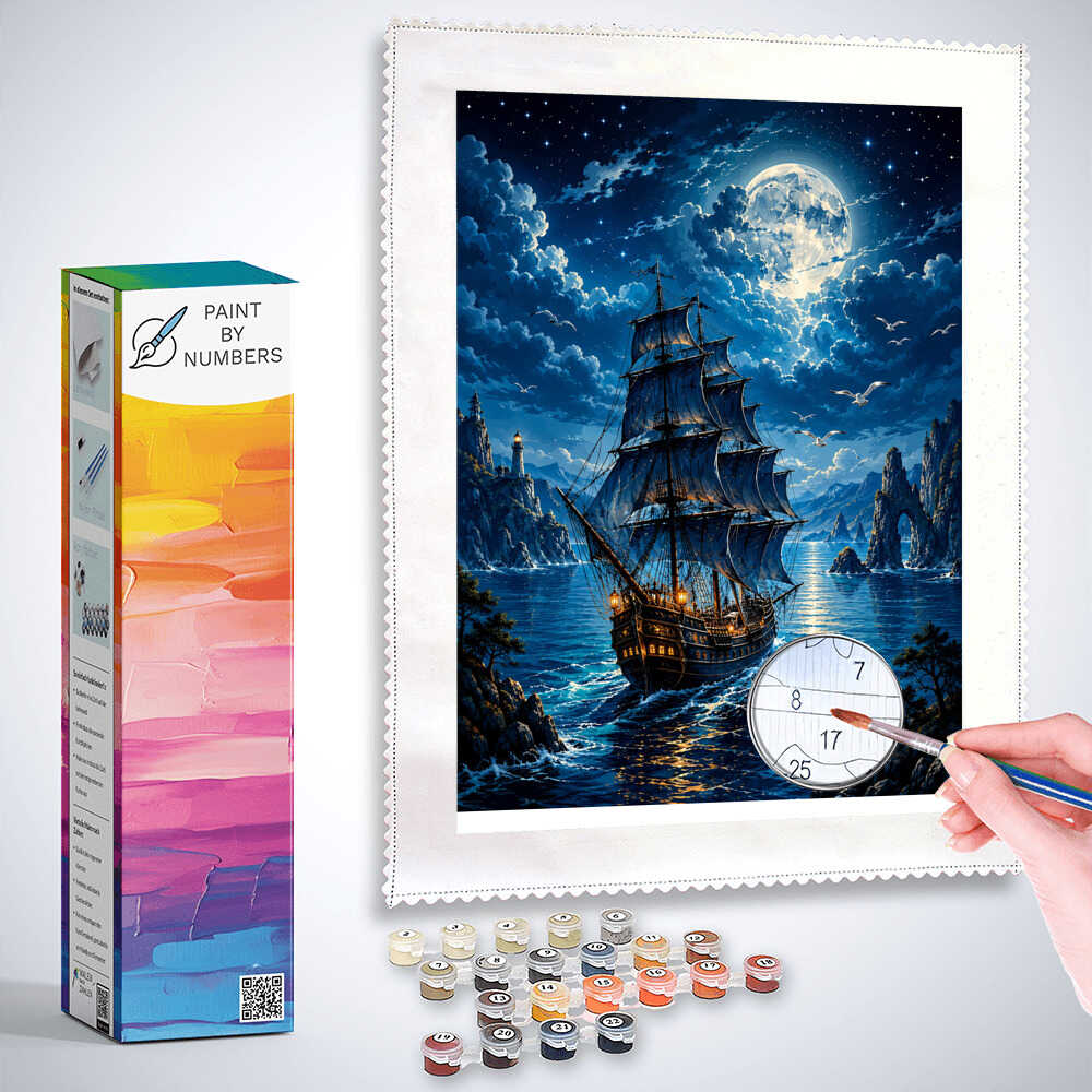Paint by Numbers - In the light of midnight
