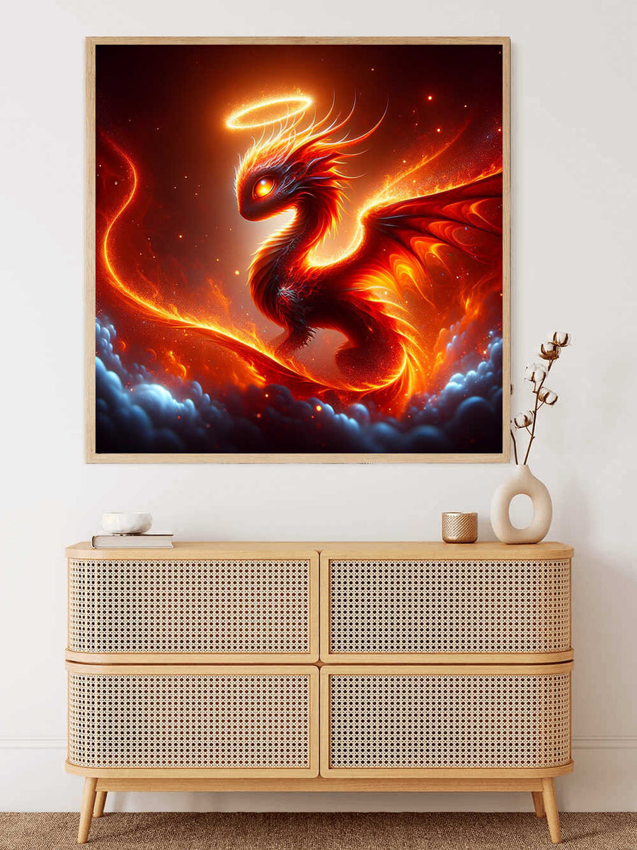 Paint by Numbers - Little dragon, halo