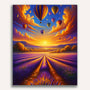 Fields, balloons - Paint by Numbers