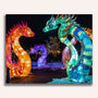 Paint by Numbers - Fire Play of the Dragons