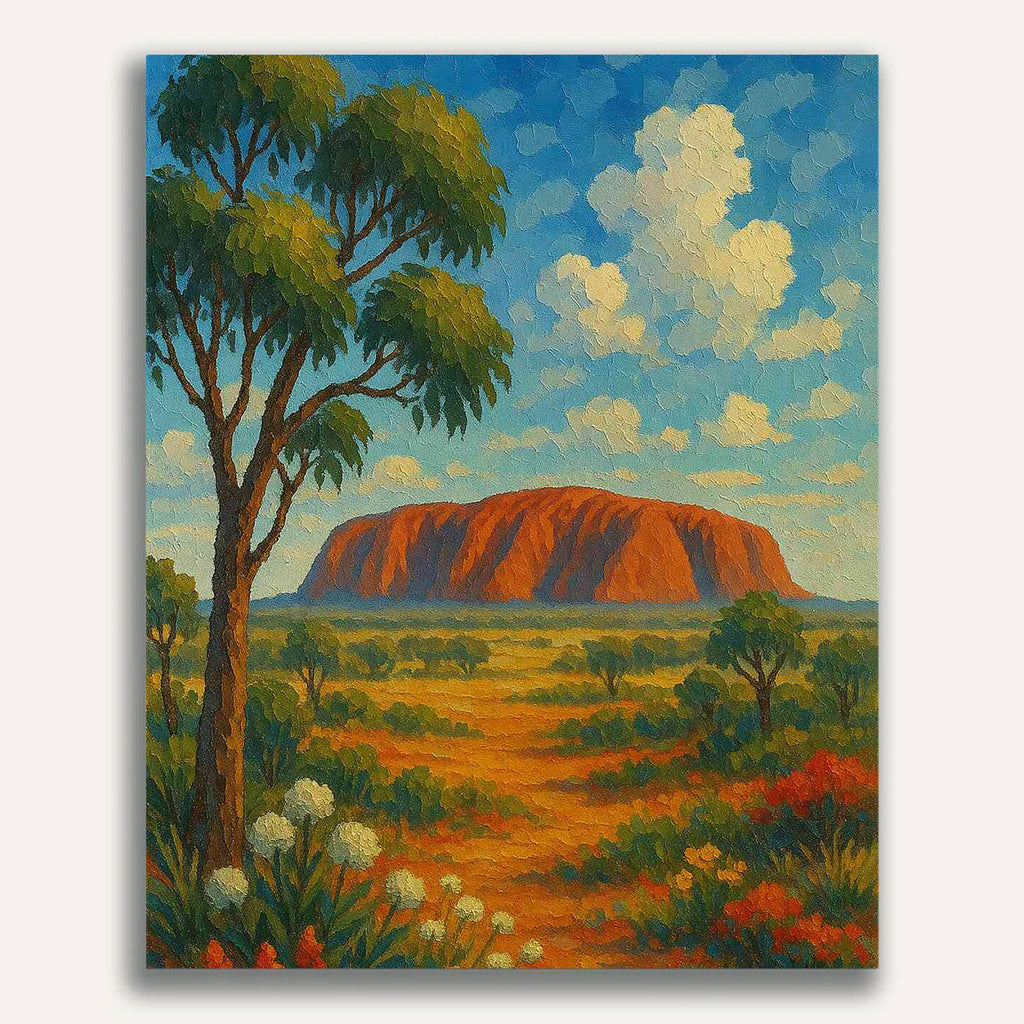 Paint by Numbers - Flaming Heart of the Outback