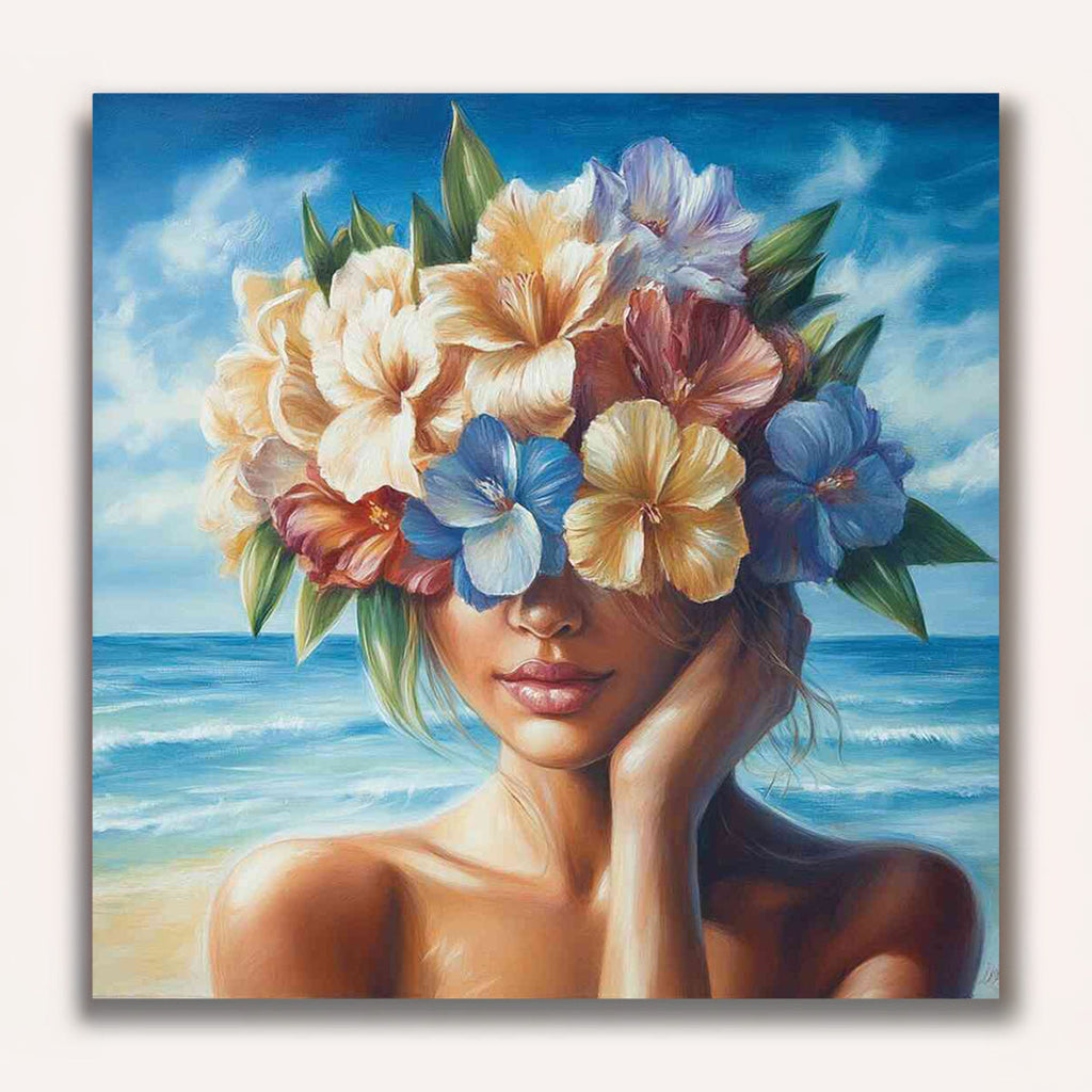 Paint by Numbers - Flower dreams by the sea