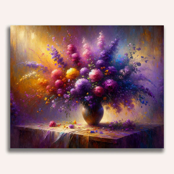 Flower vase, various - Paint by Numbers