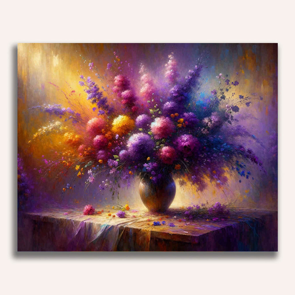 Flower vase, various - Paint by Numbers