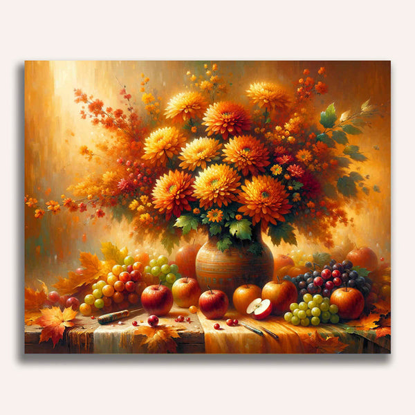 Flowers and fruits - Paint by Numbers