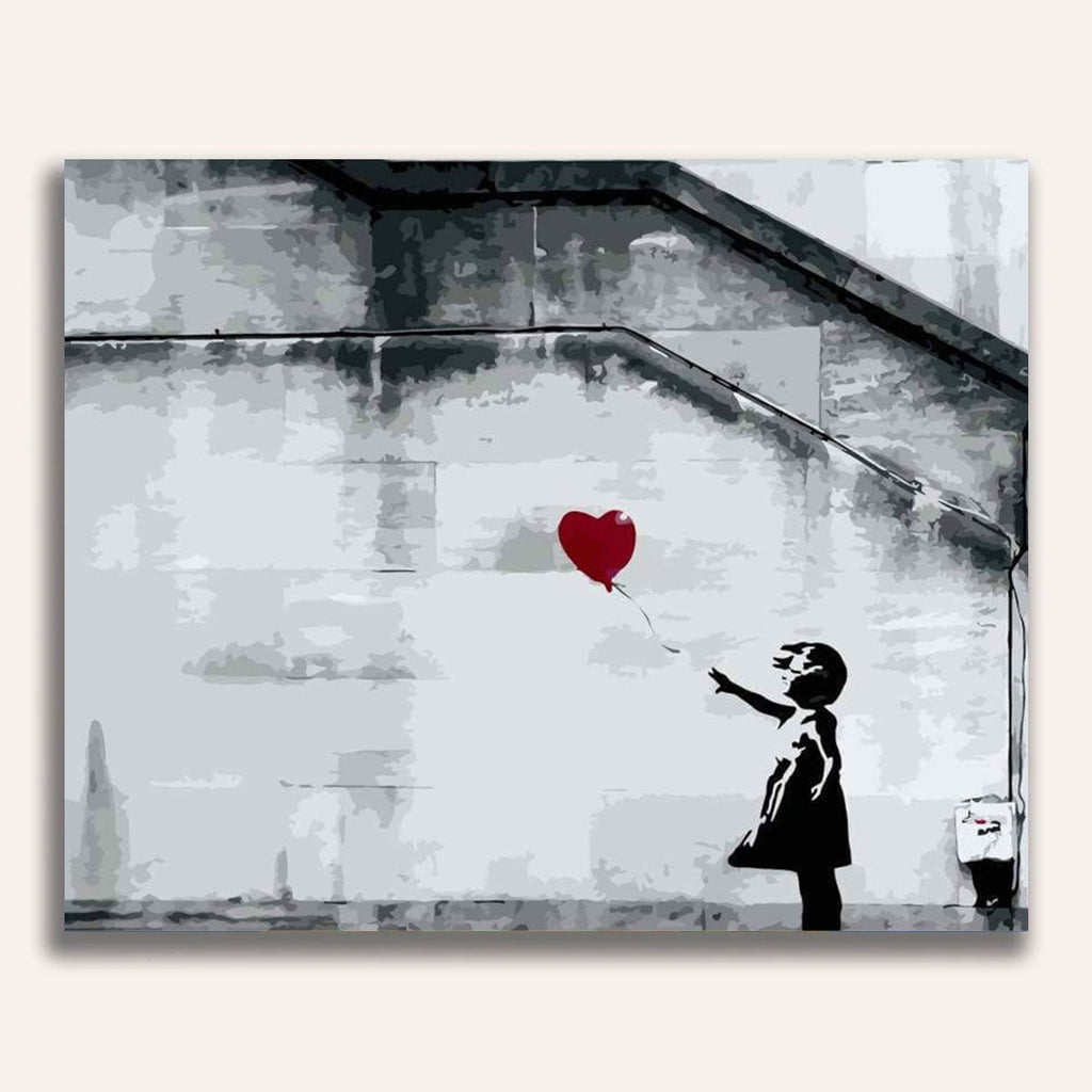 Girl with balloon, Banksy - Banksy