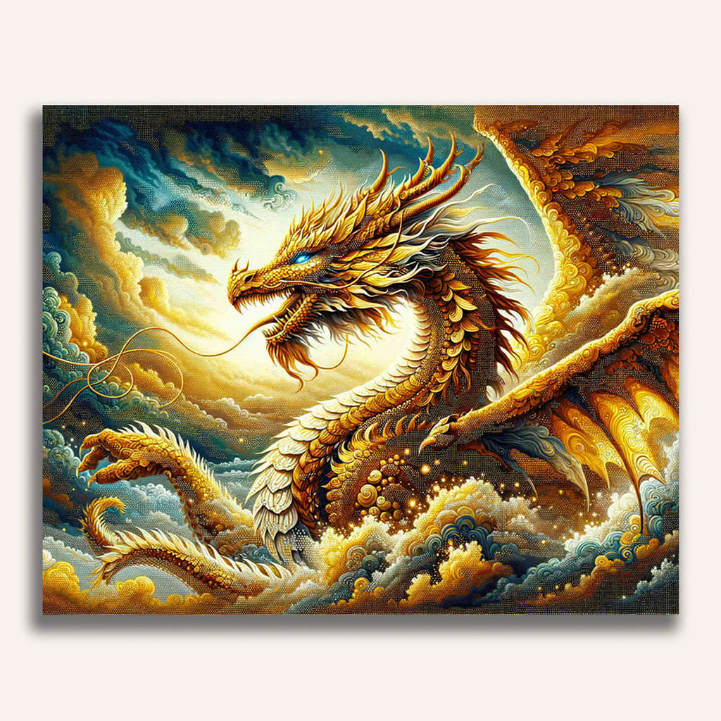 Golden dragon - Paint by Numbers