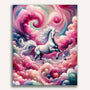 horse dream pink - Paint by Numbers