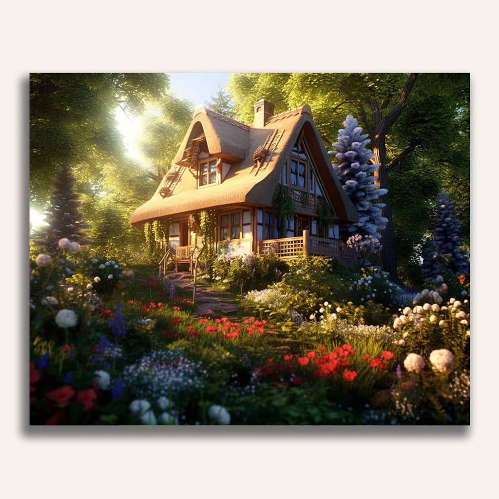 House in the forest - Paint by Numbers