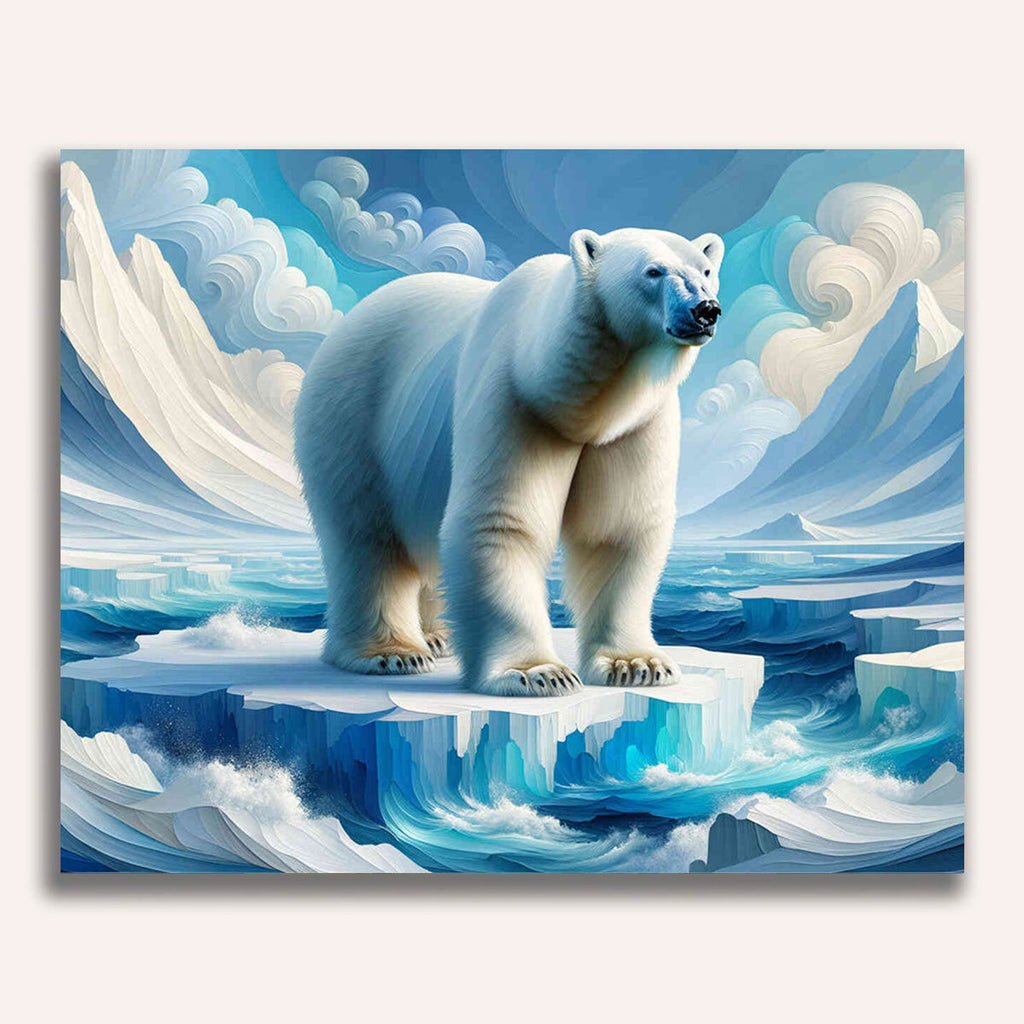 Polar bear - Paint by Numbers