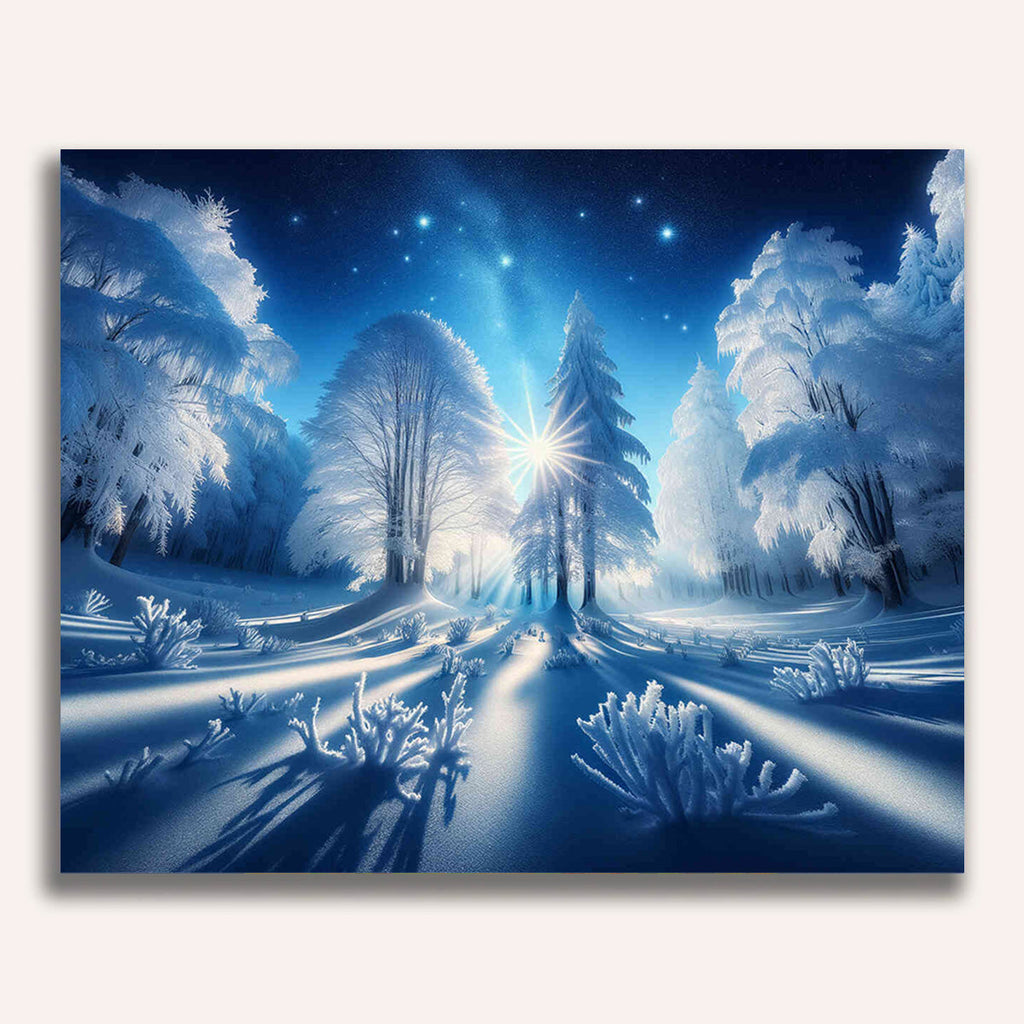 Ice tree - Paint by Numbers